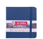 Talens Art Creation sketchbook, navy blue, size 12 x 12 cm