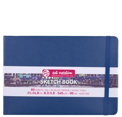 Talens Art Creation carnet de croquis, bleu marine, ft 21 x 15 cm