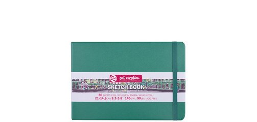 Talens Art Creation sketchbook, forest green, 21 x 15 cm