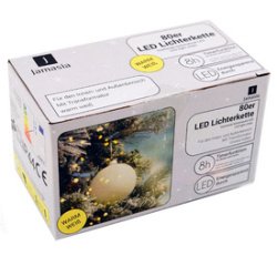 Jamasia Guirlande lumineuse LED, 80 ampoules, IP 44, vert