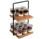 Etagère PERFECTO SMALL, 2 étages, chêne, hauteur: 405 mm