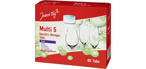 Pastille de lave-vaisselle Multi 5, 60 tablettes