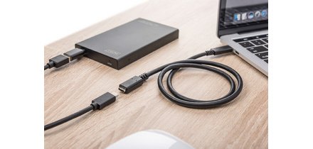 Rallonge USB 2.0, 2,0 m, noir