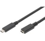 Rallonge USB 2.0, 2,0 m, noir