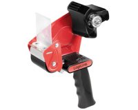 Dévidoir de ruban adhésif d'emballage, noir/rouge