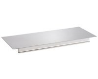 Taartplank L 390 x D 160 x H 30 mm zilver