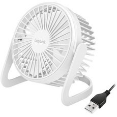 Ventilateur de bureau USB, 30 dB, blanc