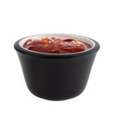 Coupelle à dips, 40 ml, noir/blanc, set de 6