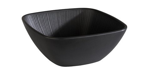 Bol NERO, carré, 195 x 195 mm, noir