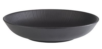 Assiette creuse, diamètre: 225 mm, noir