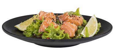 Assiette plate NERO, diamètre: 420 mm, noir