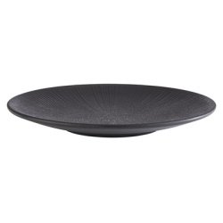 Assiette plate NERO, diamètre: 330 mm, noir