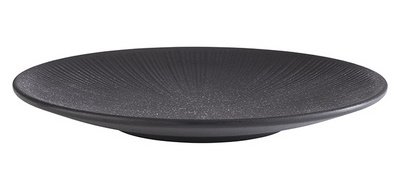 Assiette plate NERO, diamètre: 330 mm, noir