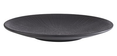 Assiette plate NERO, diamètre: 330 mm, noir