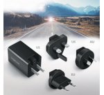 Adaptateur de voyage USB, USB C, technologie GaN