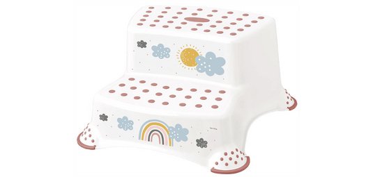kids Marchepied 'igor Rainbow', deux niveaux, blanc