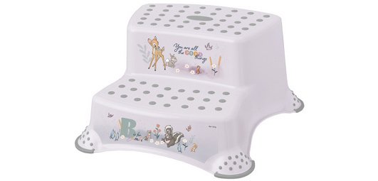 Kindertritt 'igor Bambi', zwei Stufen, weiß