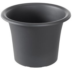 Bloempot BOTANICA, diameter: 600 mm, zwart
