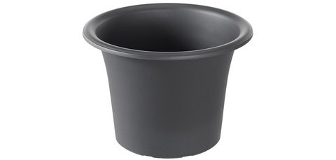 Bloempot BOTANICA, diameter: 600 mm, zwart