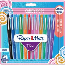 Paper:Mate Stylo feutre Flair 'Candy Pop', étui de 24