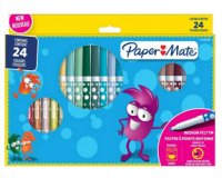 Paper Mate feutre lavable, blister de 24 pièces