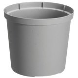 Pot de fleurs CULTIVATE, diamètre: 270 mm, gris