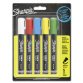 Krijtmarker assortiment - blister van 5 stuks