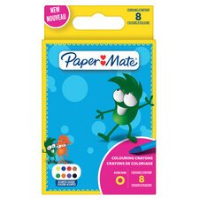 Paper:Mate Crayons de cire Kids Colouring, blister de 8