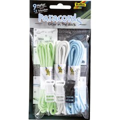 Set paracorde 'GLOW IN THE DARK', couleurs assorties