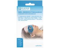 Gelmasker voor het gezicht, herbruikbaar, blauw