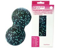 Balle de massage duo pour fascias, noir/menthe