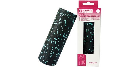 Mini rouleau pour fascias, noir/menthe