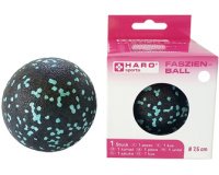 Massage ball for fascia, black/mint