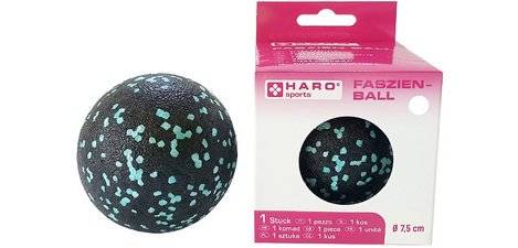 Balle de massage pour fascias, noir/menthe