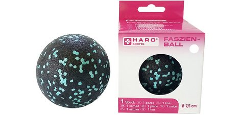 Balle de massage pour fascias, noir/menthe