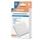 Compresse de coton, 95 x 95 mm, blanc