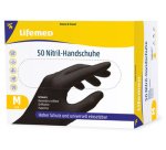 Gant en nitrile, noir, sans poudre, taille S - Boîte de 50 gants