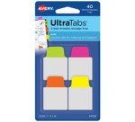 Onglet adhésif UltraTabs fluo, 25,4 x 38 mm
