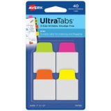 Zelfklevende tabs UltraTabs fluo 25,4 x 38 mm