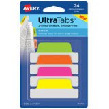 Zelfklevende tabs UltraTabs fluo 63,5 x 25 mm