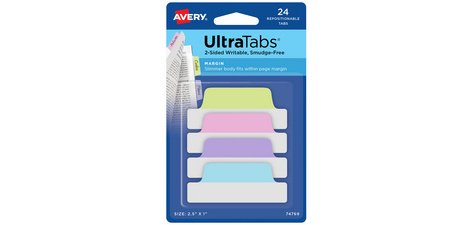 Onglet adhésif UltraTabs pastel