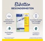 Étiquette universelle, 210 x 148 mm, 50+15