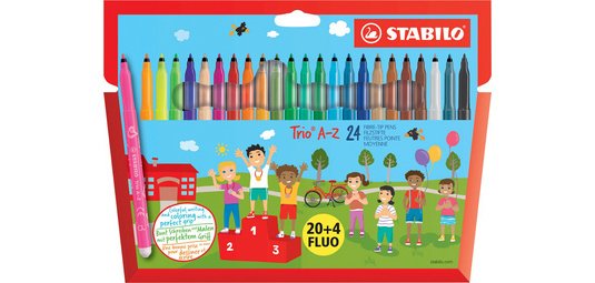 Trio Felt A-Z, carton case of 18, SPECIAL PACK
