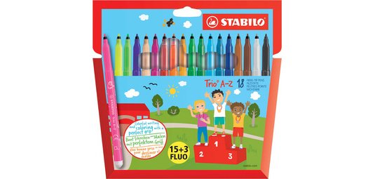 Trio Felt A-Z, 24 Cardboard Case, SPECIAL PACK