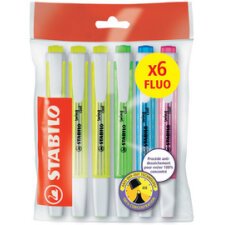 Surligneur swing cool FLUO, Ecopack de 6