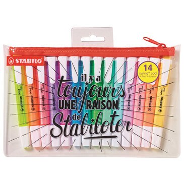 Markeerstift Swing Cool - etui van 14 stuks