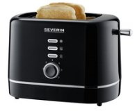 Grille-pain pour 2 tranches AT 4321, noir