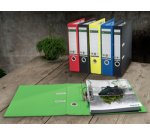 Classeur Recycle, 180 degrés, 80 mm