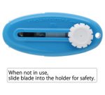 WA-2P, boîtier plastique, pour coupe ondulée, bleu