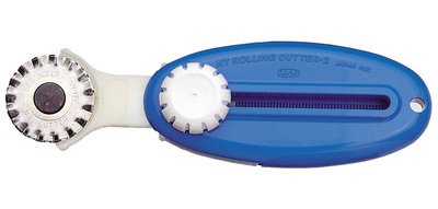 WA-2P, boîtier plastique, pour coupe ondulée, bleu